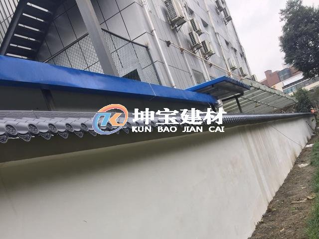 成都最美文化墙仿古围墙一体瓦彰显成都文化时代特色