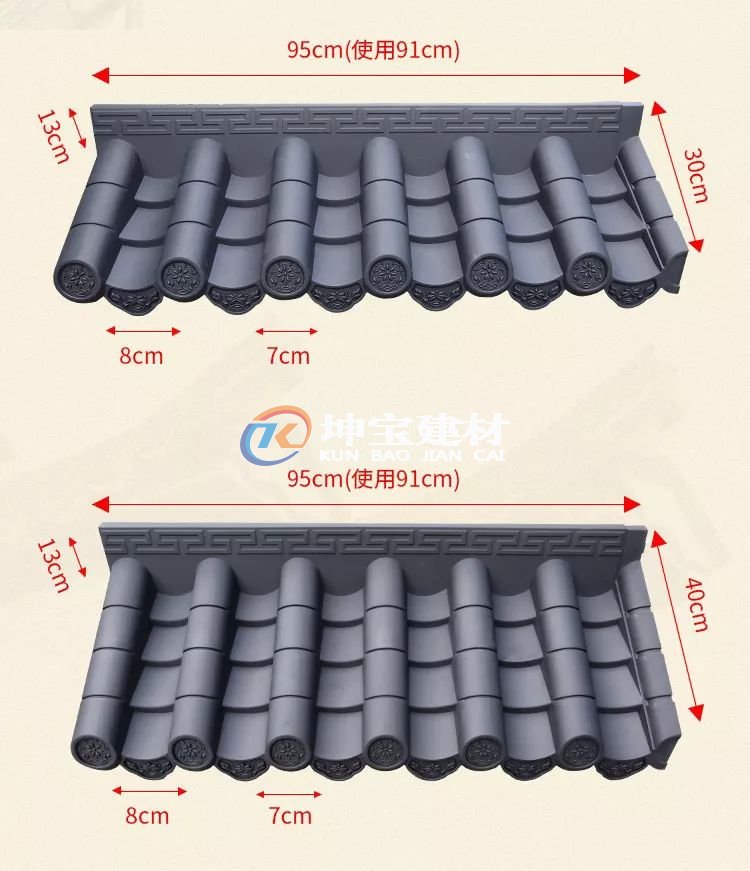 树脂仿古一体瓦价格