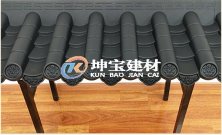 一体仿古屋檐瓦为好化都会街讲助力